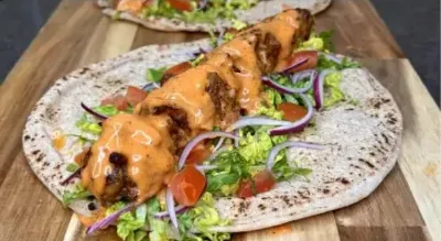 Lemon Pepper Chicken Wraps