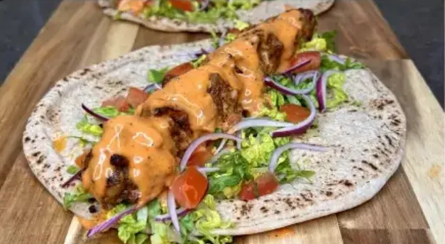 Lemon Pepper Chicken Wraps